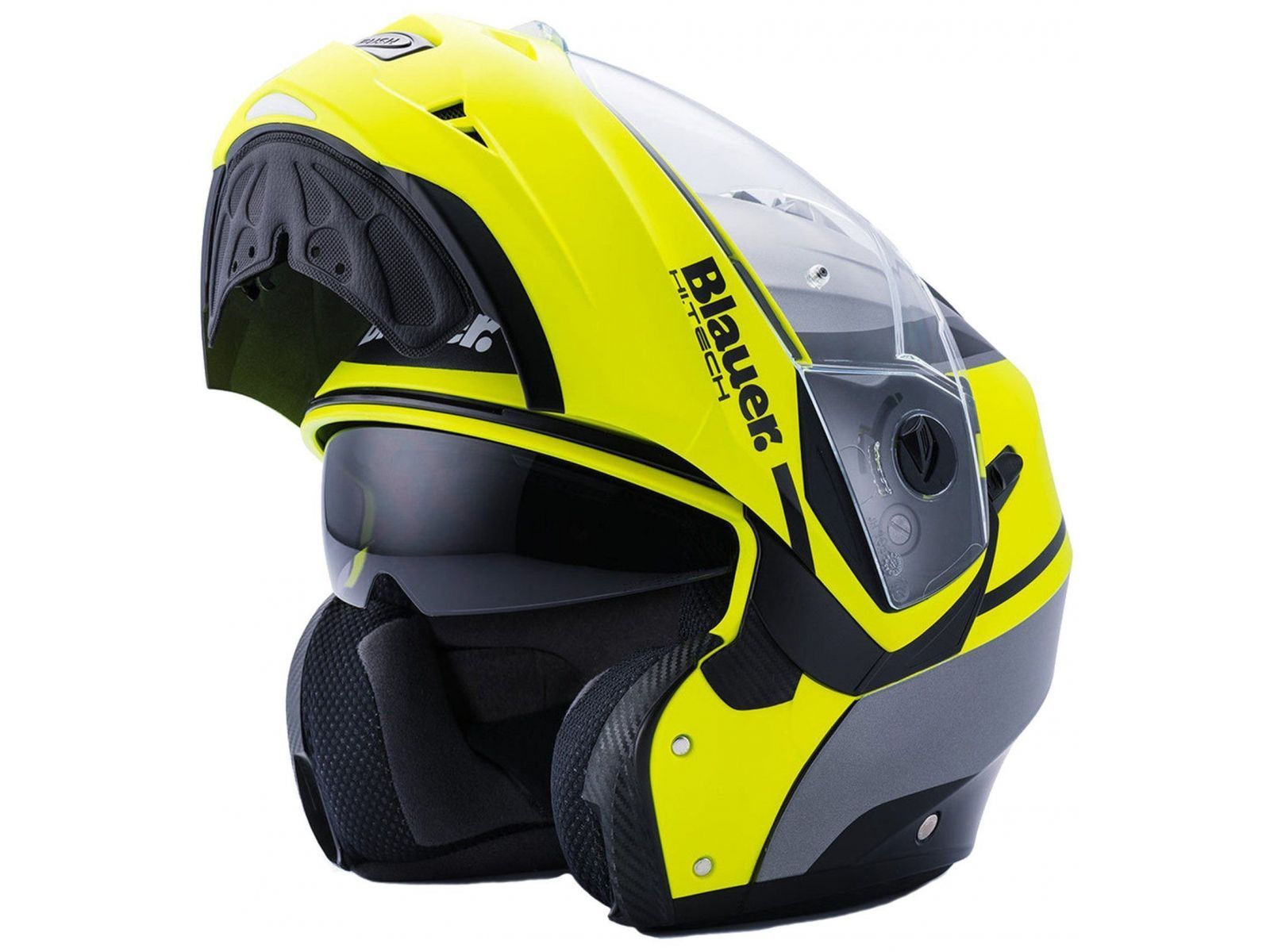 Мотошлем Blauer H.T. Sky II Titanium / Fluo Yell / Black Matt